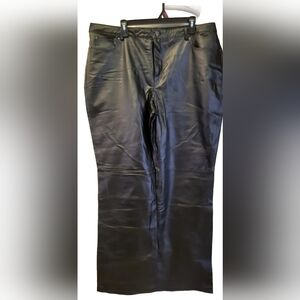 Vintage Metro Style Leather Pants Women’s Size 20T Inseam 34